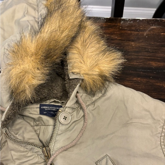 American Eagle Outfitters Khaki Utility Jacket - Picture 4 of 8